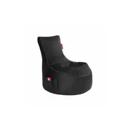 Netto Marken-Discount Gamewarez Gaming Sitzsack Classic - Kunstleder Cosmic Hurricane (Schwarz/Grau) Angebot