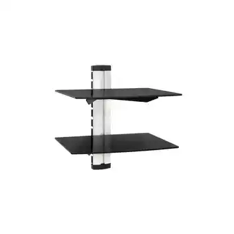 Netto Marken-Discount tectake Wandregal, mit 2 Ablagen, höhenverstellbar, 44 x 42 x 34 cm Angebot