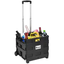Netto Marken-Discount tectake Einkaufstrolley, klappbar, mit Teleskopgriff, 46 l Angebot