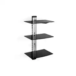 Netto Marken-Discount tectake Wandregal, mit 3 Ablagen, höhenverstellbar, 80 x 42 x 34 cm Angebot