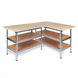 Netto Marken-Discount Werkstatt Ecklösung Sparfuchs Basic Werkbank Angebot
