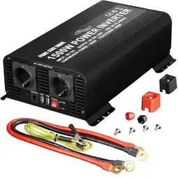 Netto Marken-Discount tectake Wechselrichter, 12 - 230 V, 2 AC-Steckdosen, inklusive Zubehör Angebot