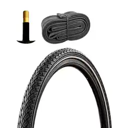 Netto Marken-Discount Zündapp Fahrradreifen Trekking City 1 Reifen 20 x 1,75 schwarz Reflex mit 1 Schlauch AV Angebot