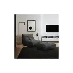 Netto Marken-Discount HOME DELUXE Relaxsessel mit Hocker CHILL - versch. Ausführungen - Anthrazit Angebot