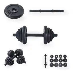 Netto Marken-Discount Bodybuilding Hantel, Hanteln set 15 & 20 kg, Gewichtstraining Angebot