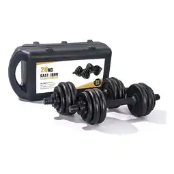 Netto Marken-Discount Bodybuilding Hantel 20 kg, Gewichtstraining, Gusseisen mit Gehäuse Angebot