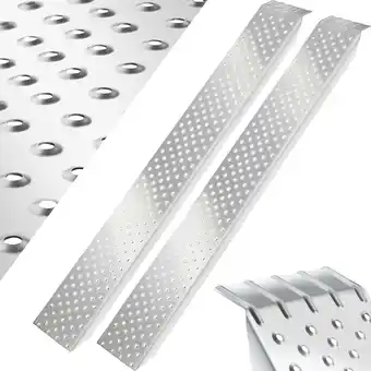 Netto Marken-Discount tectake Auffahrrampen, 2er Set, rutschfeste, perforierte Oberfläche, 160 x 23 x 4,5 cm Angebot