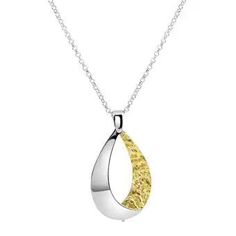 Netto Marken-Discount Zeeme Silber Anhänger mit Kette 925/- Sterling Silber bicolor Angebot
