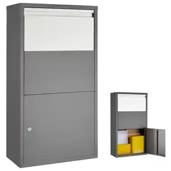 Netto Marken-Discount tectake Paketbox, mit integrierter Rückholsperre, zur Wandmontage, Paketmaße bis 39 x 30 x 12 cm Angebot