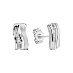 Netto Marken-Discount Zeeme Basic Ohrstecker 925/- Sterling Silber rhodiniert Zirkonia Angebot