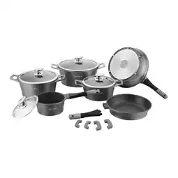 Netto Marken-Discount Kochgeschirr-Set, 6 Kochgeschirr - Grau Angebot