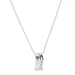 Netto Marken-Discount Zeeme Basic Anhänger mit Kette 925/- Sterling Silber rhodiniert Zirkonia Angebot