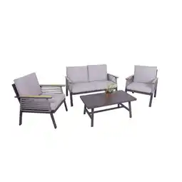 Netto Marken-Discount Lounge-Gruppe DENIA, anthrazit, grau Angebot