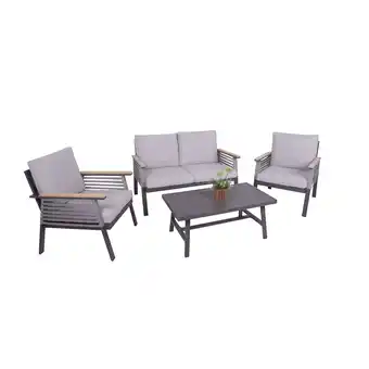 Netto Marken-Discount Lounge-Gruppe DENIA, anthrazit, grau Angebot
