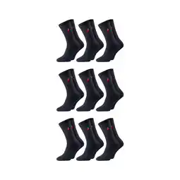 Netto Marken-Discount Chili Lifestyle Sportsocken Baumwolle 9 Paar schwarz Tennis Herren Damen Angebot