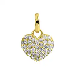 Netto Marken-Discount Fascination by Ellen K. Anhänger 375/- Gelbgold Herz Zirkonia Angebot