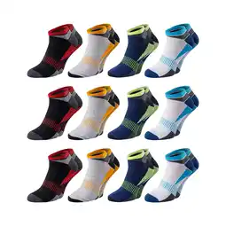 Netto Marken-Discount Chili Lifestyle Sneaker Socken COLOR AirGrip 12 Paar Baumwolle Weichbund Angebot