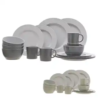 Netto Marken-Discount TRAVELLIFE Melamin Geschirr Set Palma Camping Glasierte Keramik Optik 16 teilig Farbe: beige Angebot