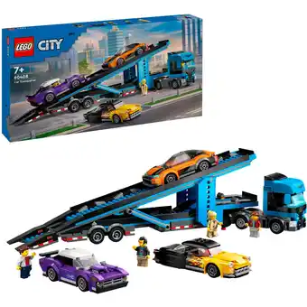 Netto Marken-Discount LEGO Konstruktionsspielzeug City Autotransporter mit Sportwagen Angebot
