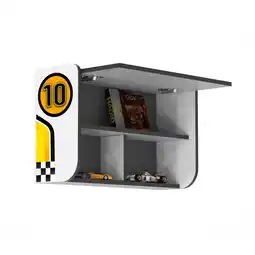 Netto Marken-Discount Bücherregal mit Klappe Wandregal für Kinderzimmer Weiß Angebot