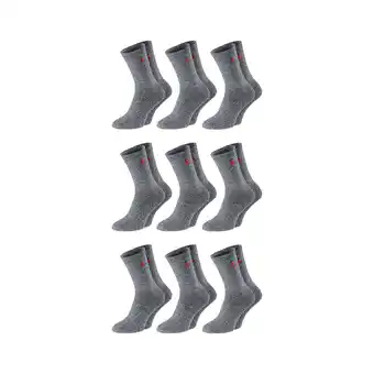 Netto Marken-Discount Chili Lifestyle Trekking Socken gepolstert 9 Paar Baumwolle Angebot
