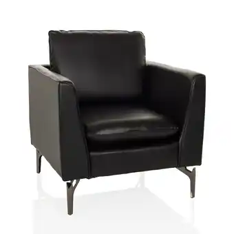 Netto Marken-Discount hjh OFFICE Loungesessel BAVERO Kunstleder mit Armlehnen Angebot