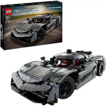 Netto Marken-Discount LEGO Konstruktionsspielzeug Technic Koenigsegg Jesko Absolut Supersportwagen in Grau Angebot