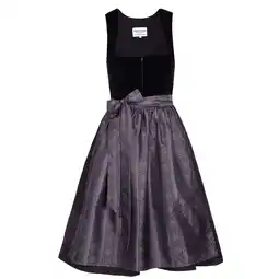 Netto Marken-Discount Midi Dirndl Evi Samt Schwarz Angebot