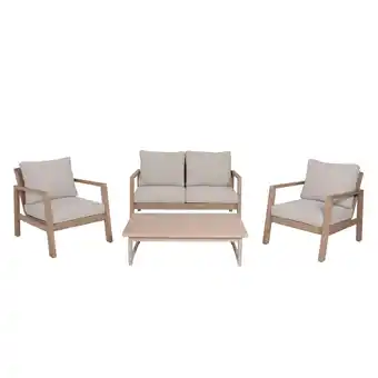 Netto Marken-Discount Lounge-Set SAN MATEO, 4-teilig, inkl. Kissen Angebot