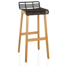 Netto Marken-Discount hjh OFFICE Barhocker LONSO W Holz / Kunststoff Angebot