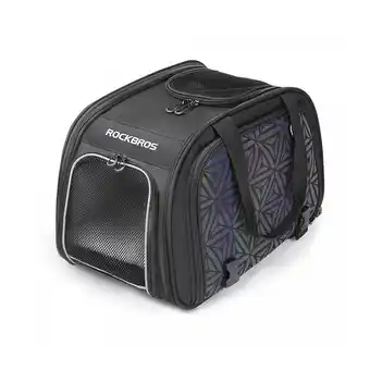 Netto Marken-Discount Transport-Fahrradtasche Katzen Hunde max. 10kg – Schwarz Angebot