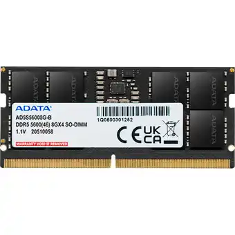 Netto Marken-Discount ADATA Arbeitsspeicher SO-DIMM 8 GB DDR5-5600 Angebot