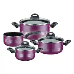 Netto Marken-Discount Kochtopf-Set Milano Color 7-tlg. lila Angebot