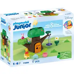 Netto Marken-Discount PLAYMOBIL Konstruktionsspielzeug Junior & Disney: Winnies & Ferkels Baumhaus Angebot
