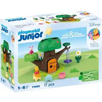 Netto Marken-Discount PLAYMOBIL Konstruktionsspielzeug Junior & Disney: Winnies & Ferkels Baumhaus Angebot