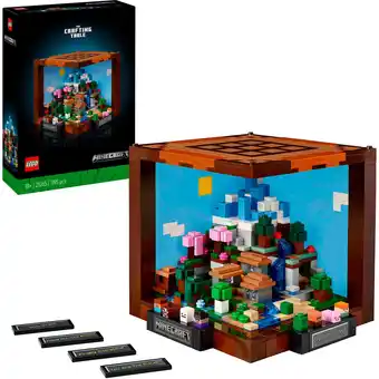Netto Marken-Discount LEGO Konstruktionsspielzeug Minecraft Die Werkbank Angebot