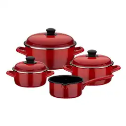 Netto Marken-Discount Kochtopf-Set Red Shadow 7-tlg Angebot