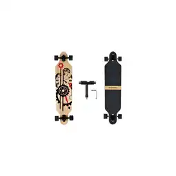 Netto Marken-Discount 41 Zoll Longboard Skateboard Uhr Design 8-lagiges Ahorndeck Angebot