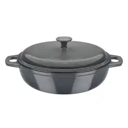 Netto Marken-Discount Gusseisen Schmortopf Grey Shadow 30cm, 4,5 L Angebot