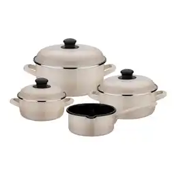 Netto Marken-Discount Kochtopf-Set Creme Shadow 7-tlg Angebot