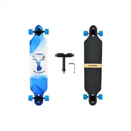 Netto Marken-Discount Twin Tip Skateboard Longboard Elk 8 Lagen, ABEC 11 Angebot