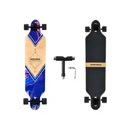 Netto Marken-Discount Twin Tip Skateboard Longboard Color Dream 8 Lagen, ABEC 11 Angebot