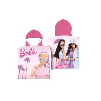 Netto Marken-Discount Barbie Poncho Baumwolle Weicher Kapuzenponcho für Kinder Angebot