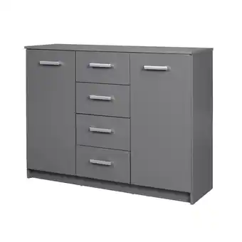 Netto Marken-Discount Inter Link Kommode Sideboard Elenzio in grau Angebot