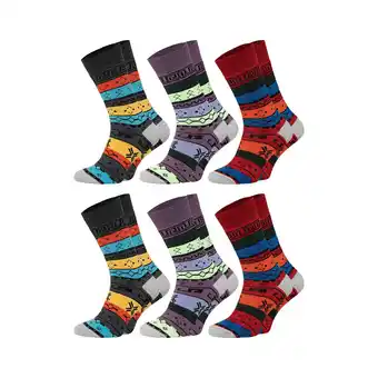 Netto Marken-Discount Chili Lifestyle Thermosocken COLOR super warm 6 Paar Baumwolle Weichbund Angebot