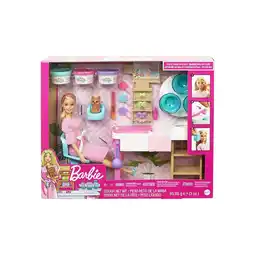Netto Marken-Discount Mattel GJR84 - Barbie - Spielset mit Puppe und Zubehör, Wellness, Spa-Station Angebot