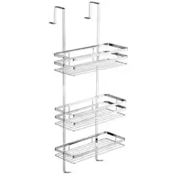 Netto Marken-Discount tectake Duschablage, aus rostfreiem Edelstahl, mit 3 Ablagen, 30 x 21 x 80 cm Angebot