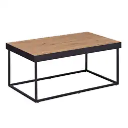 Netto Marken-Discount Inter Link Couchtisch Sofatisch Passione - schwarz und eiche artisan nachbildung Angebot