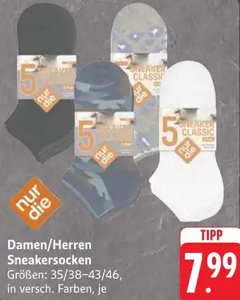 Gebauer's nur die Damen/Herren Sneakersocken Angebot