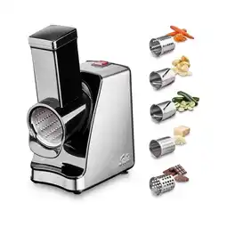 Netto Marken-Discount Solis Zerkleinerer 350W, 5 Trommeln Reiben, raspeln, schneiden, mahlen Angebot